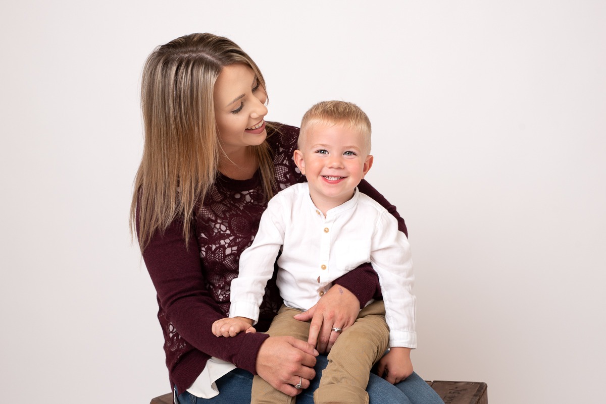 family photoshoot at Peterborough photography studio