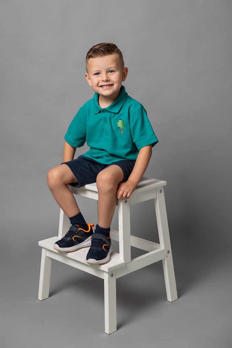 Pre-school leaver photoshoot