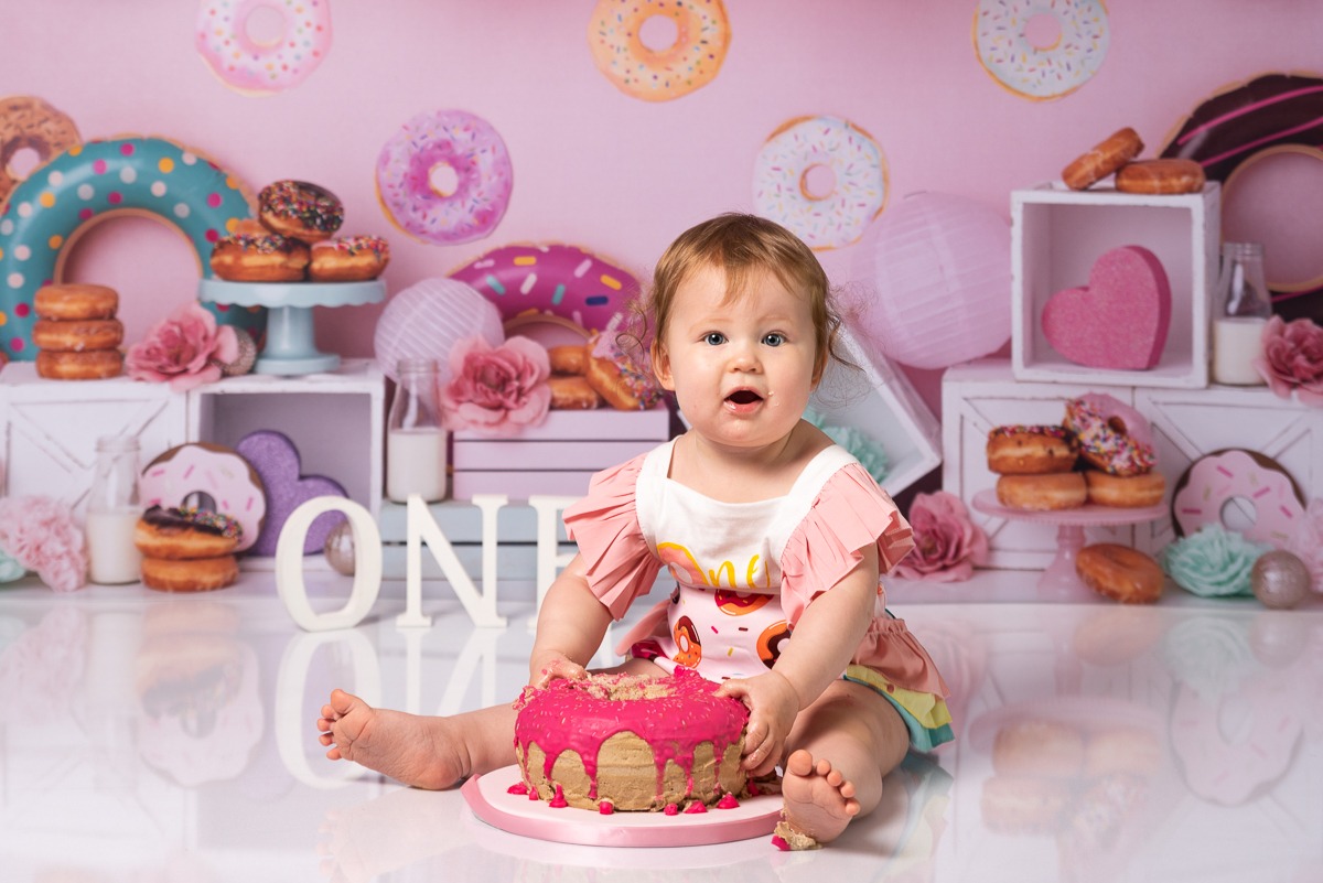 1st birthday cake smash Wisbech