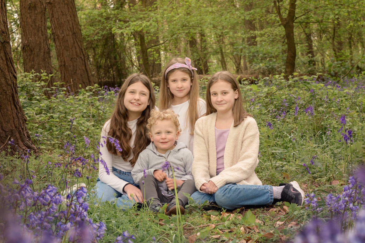Bluebell photoshoot Peterborough